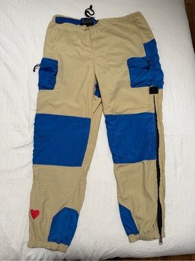 Sean Weatherspoon x Round Two Khaki and Blue Hiking Cargos